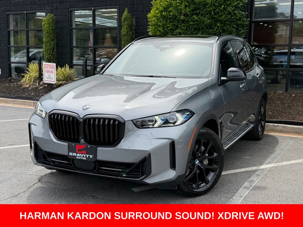 Gray Metallic 2025 BMW X5 xDrive40i AWD SUV / Crossover All-Wheel Drive 8-Speed Automatic