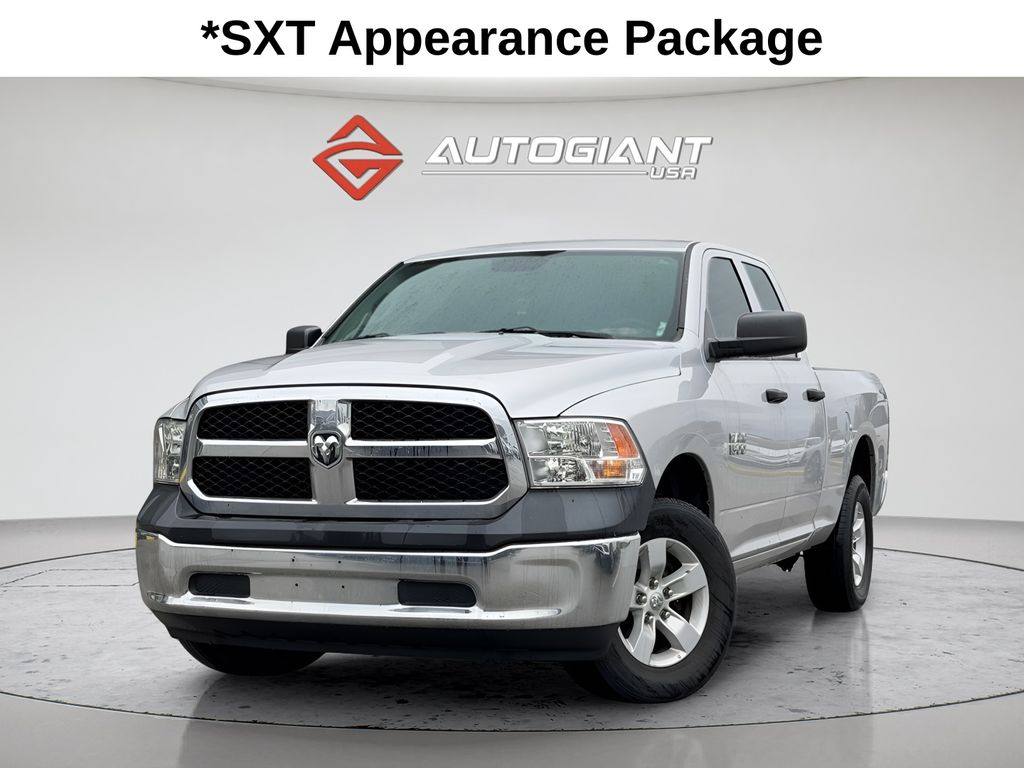 Bright Silver Metallic Clearcoat 2017 RAM 1500 Tradesman Quad Cab 4WD Pickup Truck Four-Wheel Drive 8-Speed Automatic