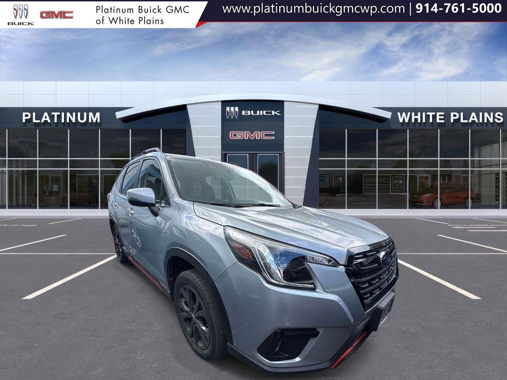 Ice Silver Metallic 2022 Subaru Forester Sport Crossover AWD SUV / Crossover All-Wheel Drive Continuously Variable Transmission