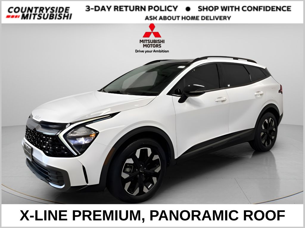 Glacial White Pearl 2023 Kia Sportage SUV / Crossover All-Wheel Drive 8-Speed Automatic