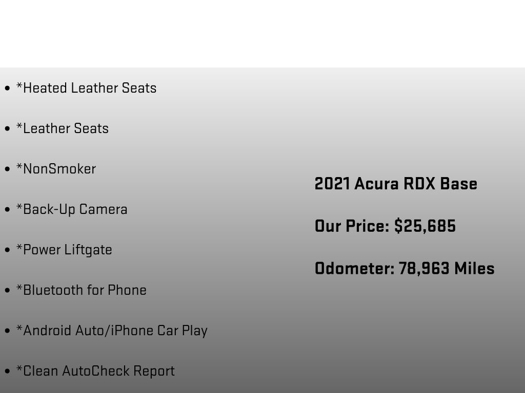 2021 Acura RDX Base - 5