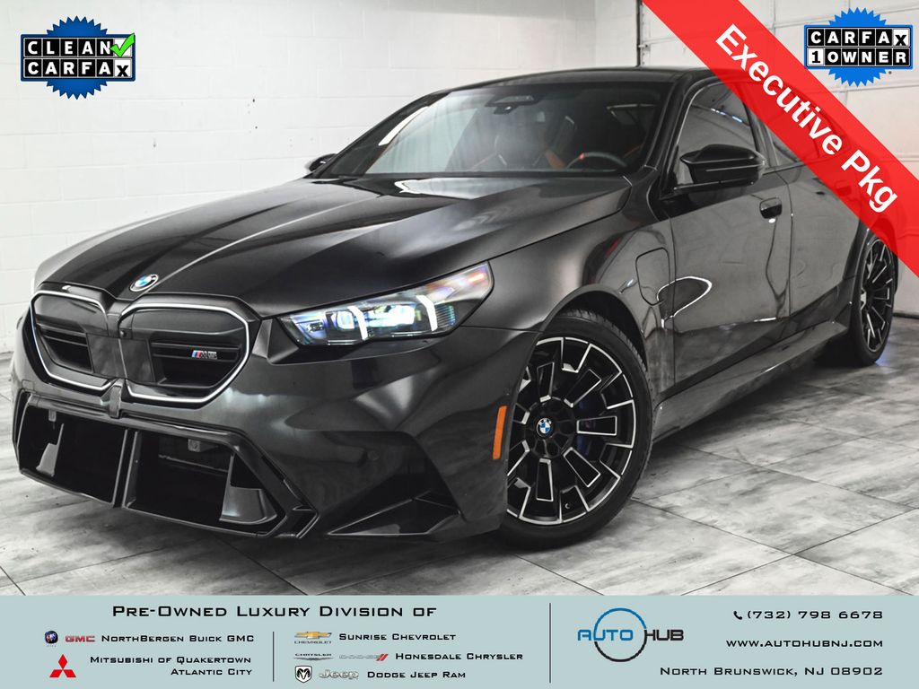 Black Sapphire Metallic 2025 BMW M5 Sedan All-Wheel Drive 8-Speed Automatic