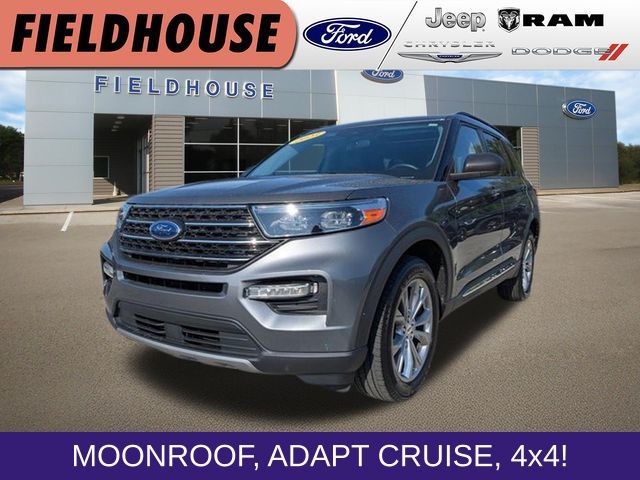 Carbonized Gray Metallic 2023 Ford Explorer SUV / Crossover All-Wheel Drive Automatic