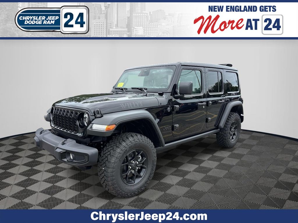 Black Clearcoat 2026 Jeep Wrangler SUV / Crossover Four-Wheel Drive 8-Speed Automatic