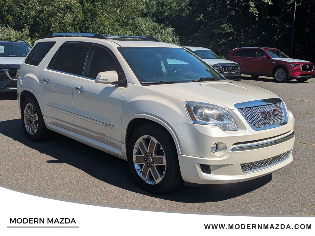 White Diamond Clearcoat 2012 GMC Acadia SUV / Crossover All-Wheel Drive 6-Speed Automatic Overdrive