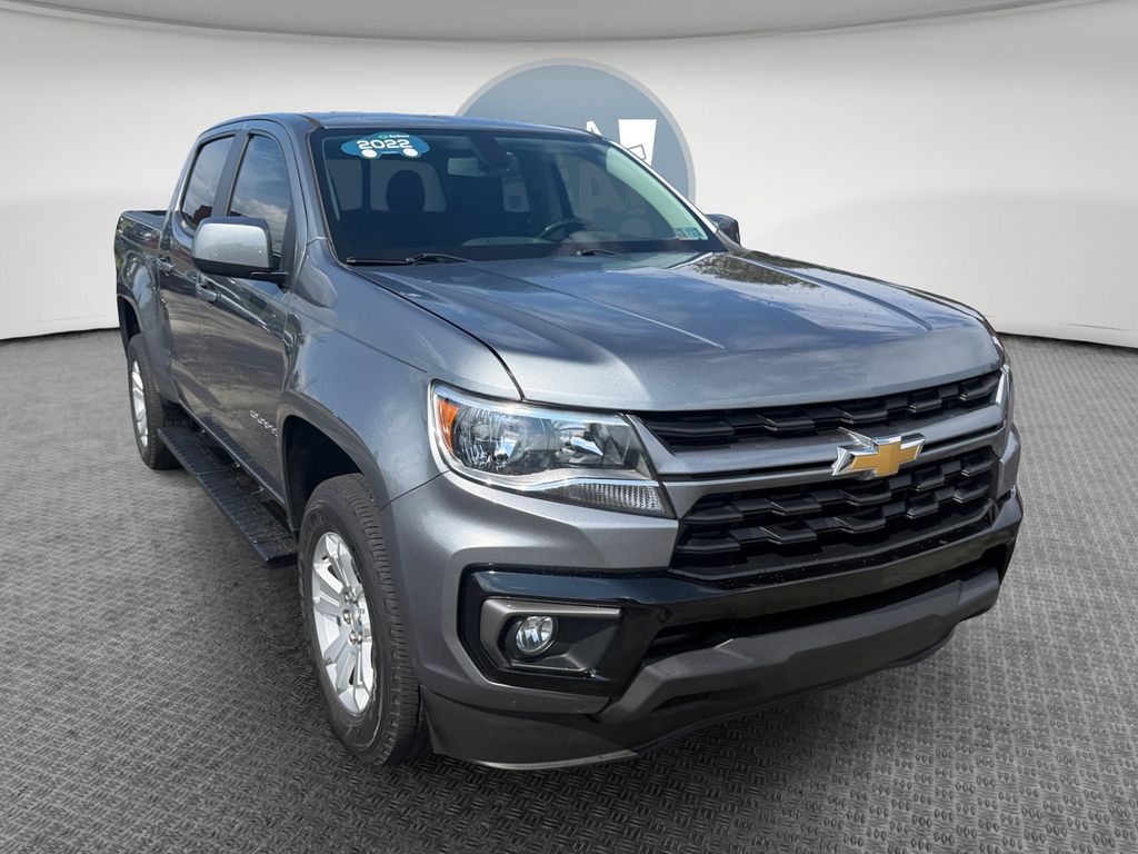 Gray (Satin Steel Metallic) 2022 Chevrolet Colorado Pickup Truck 4X2 8-Speed Automatic