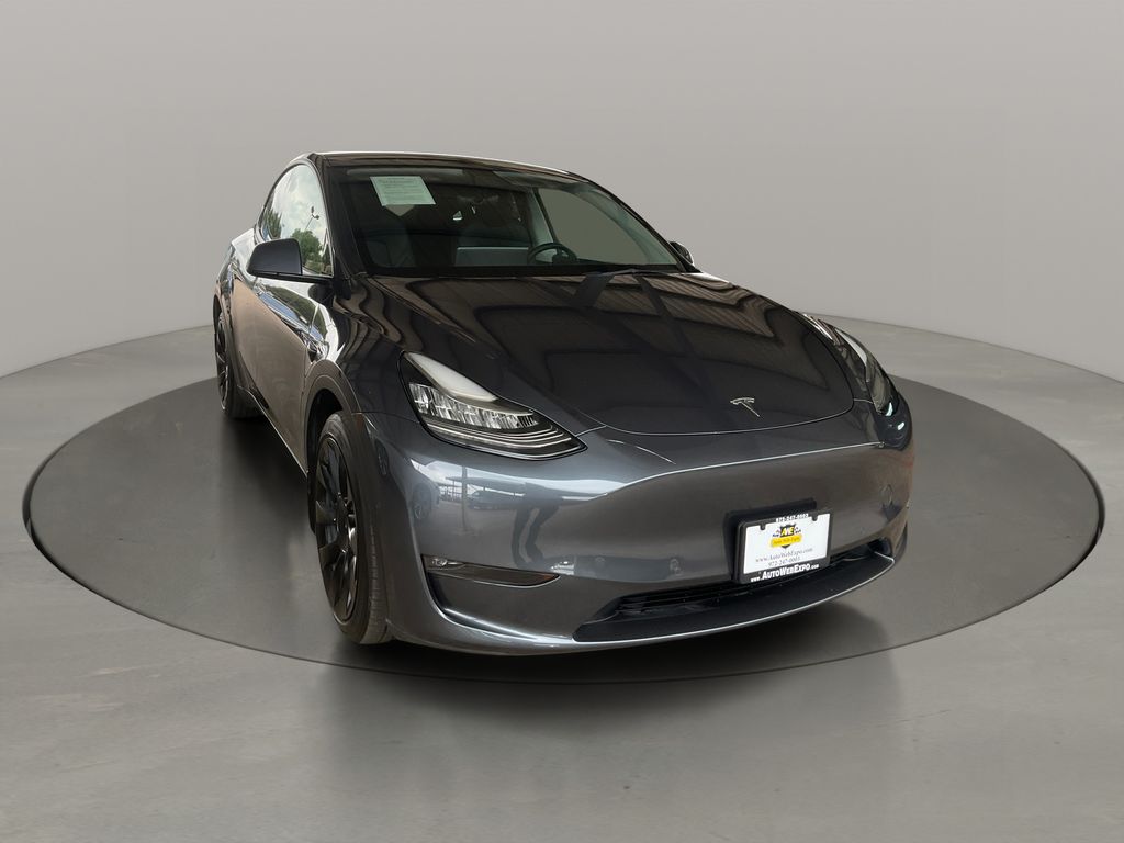 Midnight Silver Metallic 2022 Tesla Model Y Long Range AWD SUV / Crossover All-Wheel Drive 1-Speed Automatic