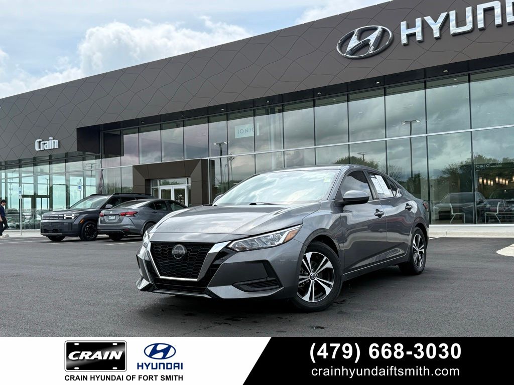 Gray (Gun Metallic) 2023 Nissan Sentra SV FWD Sedan Front-Wheel Drive Continuously Variable Transmission