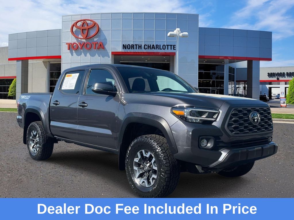 Magnetic Gray Metallic 2022 Toyota Tacoma Pickup Truck Four-Wheel Drive 6-Speed Manual