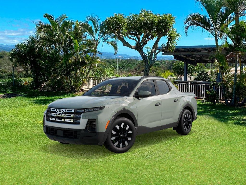Sage Gray 2027 Hyundai Santa Cruz Pickup Truck Front-Wheel Drive 8-Speed Automatic