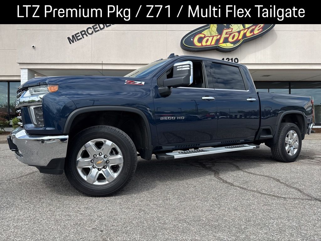 Northsky Blue Metallic 2022 Chevrolet Silverado 2500HD LTZ Crew Cab 4WD Pickup Truck Four-Wheel Drive 6-Speed Automatic