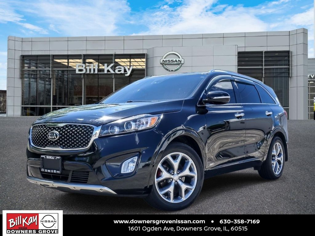 Ebony Black 2017 Kia Sorento SX V6 AWD SUV / Crossover All-Wheel Drive 6-Speed Automatic