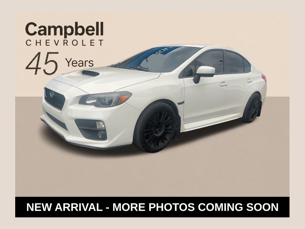 Crystal White Pearl 2018 Subaru WRX Sedan Sedan All-Wheel Drive 6-Speed Manual