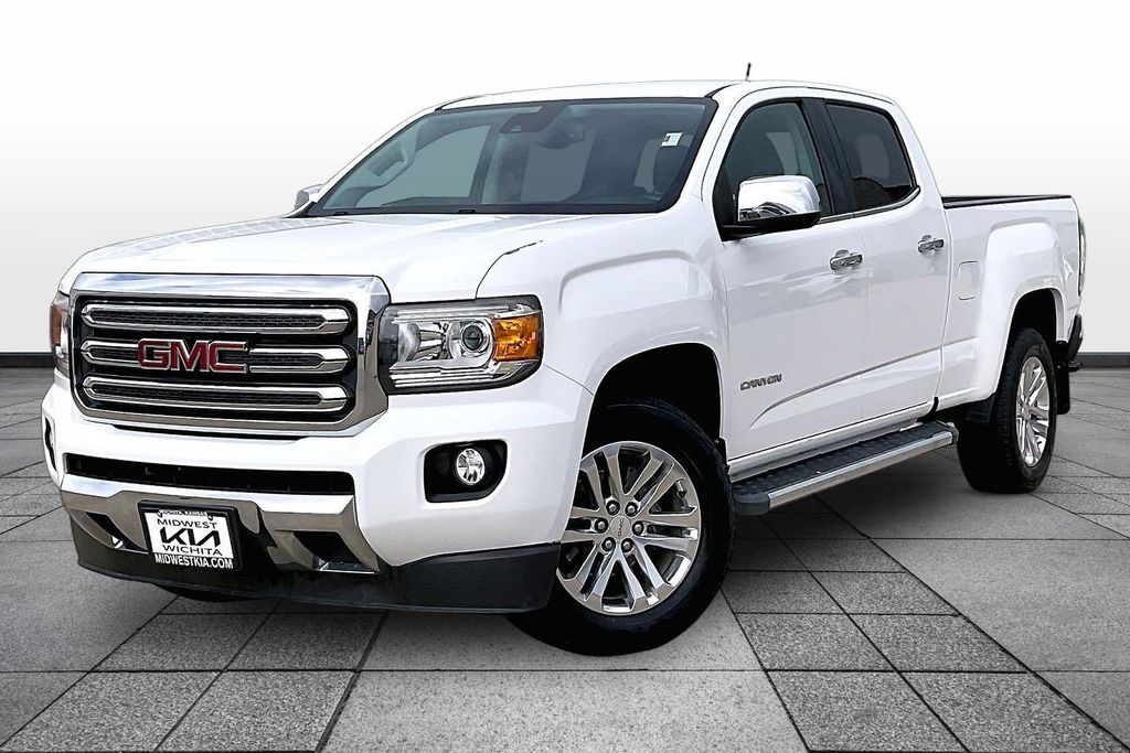 Summit White 2016 GMC Canyon SLT Crew Cab Pickup Truck 4X2 6-Speed Automatic