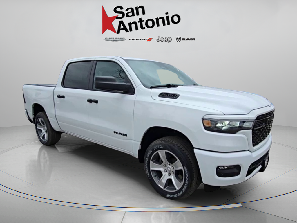 Bright White Clearcoat 2026 RAM 1500 Pickup Truck Four-Wheel Drive 8-Speed Automatic