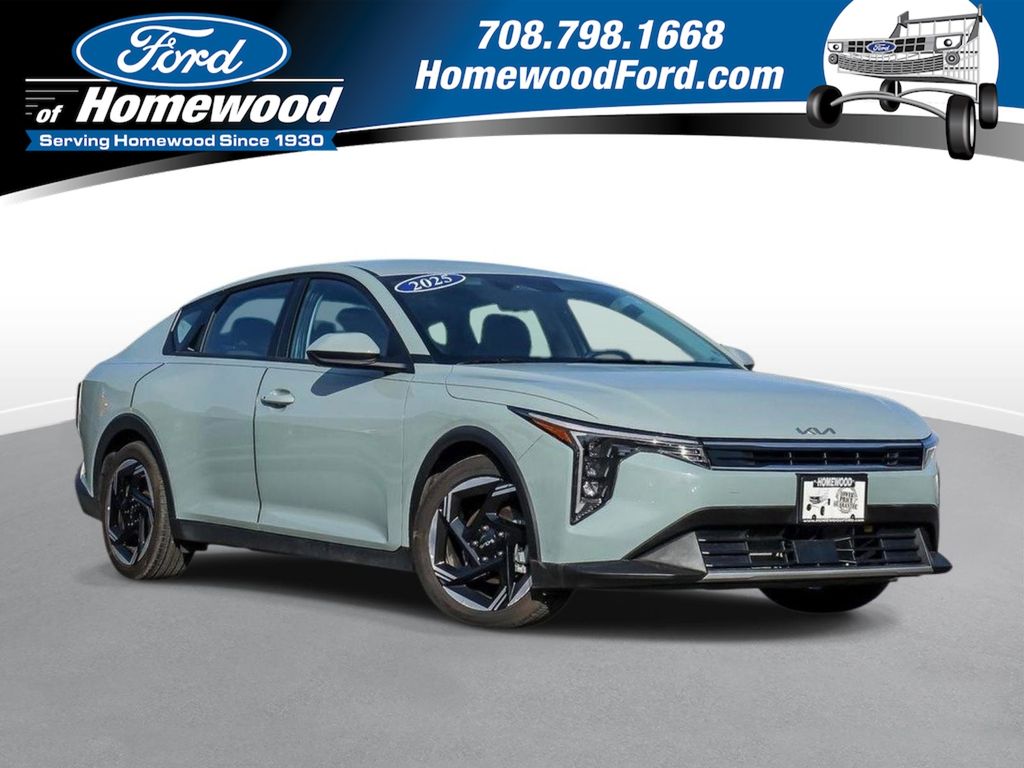 Morning Haze 2025 Kia K4 EX FWD Sedan Front-Wheel Drive Continuously Variable Transmission