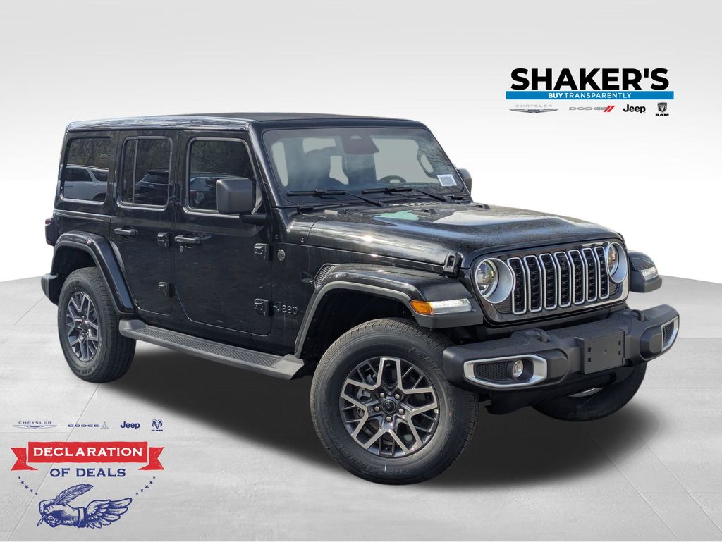 Black Clearcoat 2026 Jeep Wrangler Sahara 4-Door 4WD SUV / Crossover Four-Wheel Drive 8-Speed Automatic