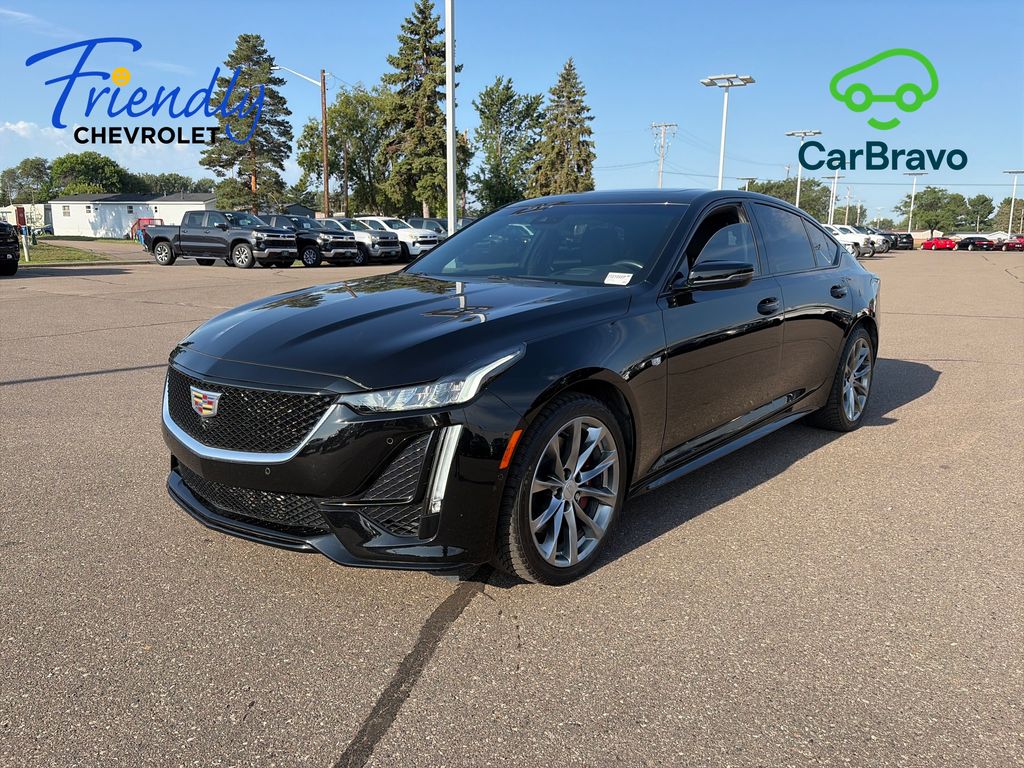 Black 2024 Cadillac CT5 Sedan All-Wheel Drive Automatic