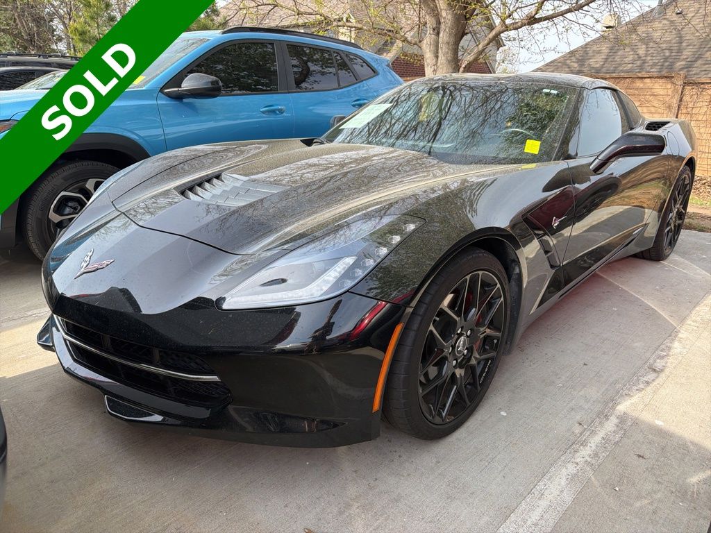 Black 2017 Chevrolet Corvette Stingray 1LT Coupe RWD Coupe Rear-Wheel Drive 8-Speed Automatic