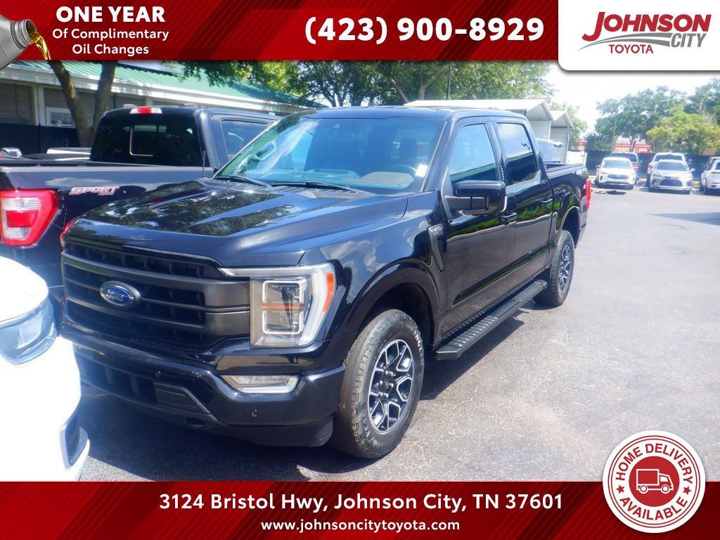 Agate Black Metallic 2022 Ford F-150 Pickup Truck Four-Wheel Drive Automatic