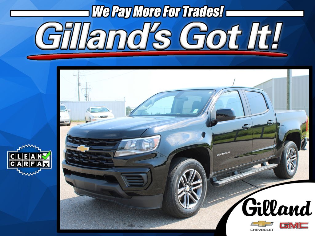Black 2021 Chevrolet Colorado Pickup Truck 4X2 8-Speed Automatic