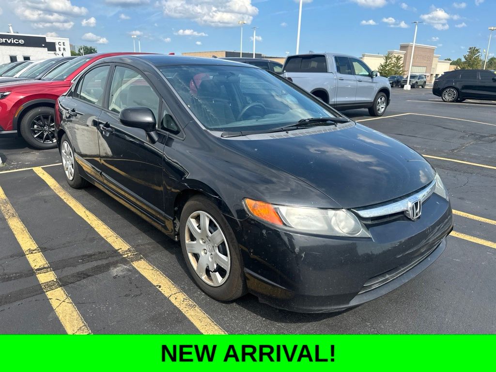 Nighthawk Black Pearl 2007 Honda Civic Sedan Front-Wheel Drive 5-Speed Automatic