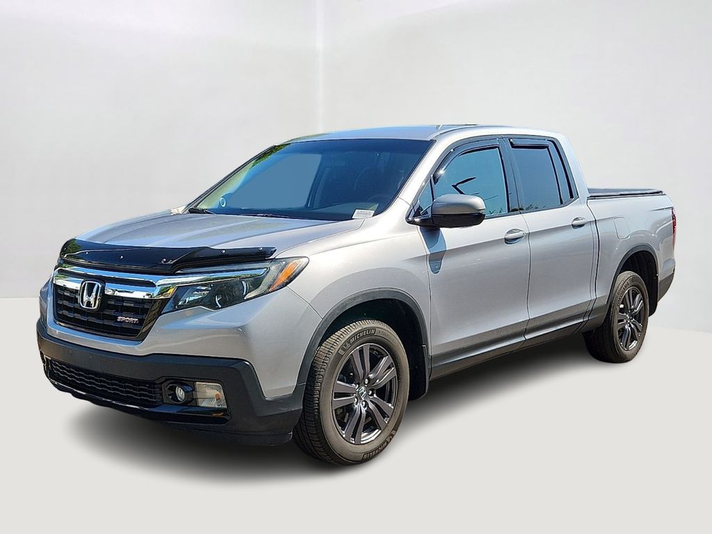 Lunar Silver Metallic 2019 Honda Ridgeline Pickup Truck All-Wheel Drive 6-Speed Automatic