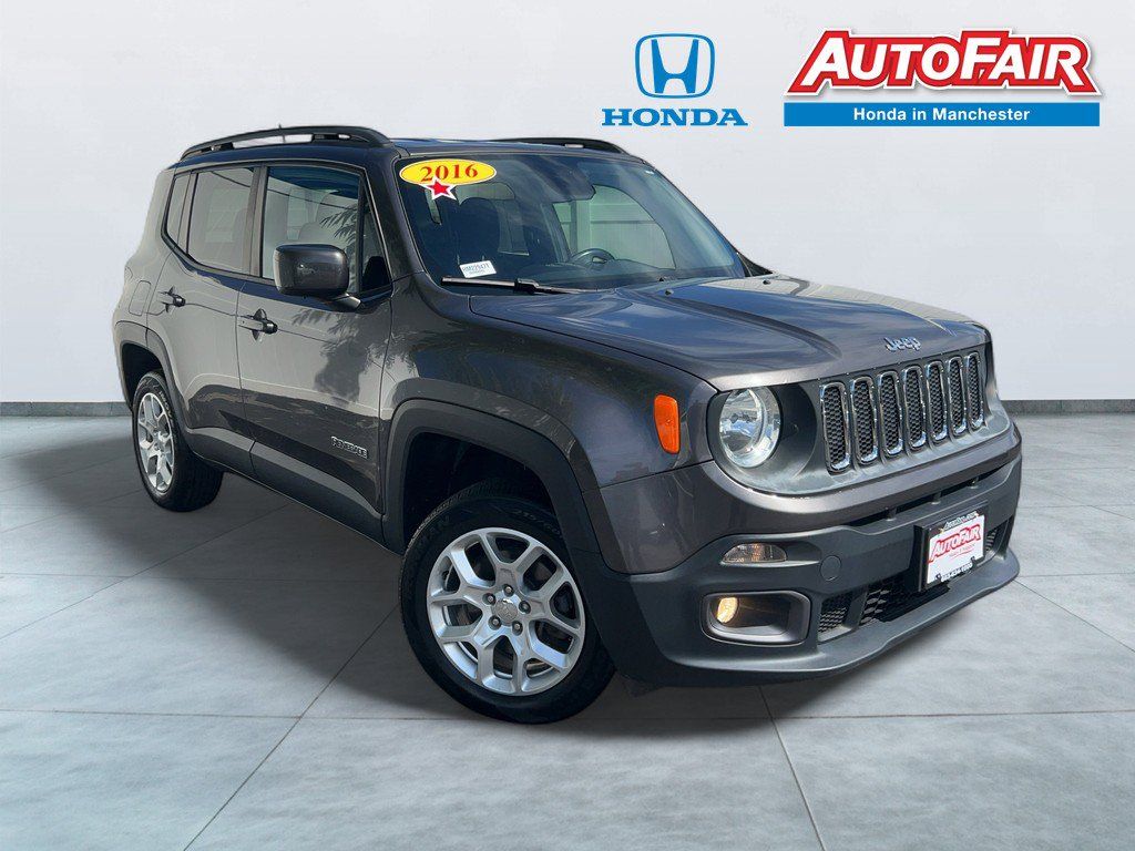 2016 Jeep Renegade Gris (Granite Crystal Metallic Clearcoat) SUV/Crossover Todo terreno 9 velocidades Automática