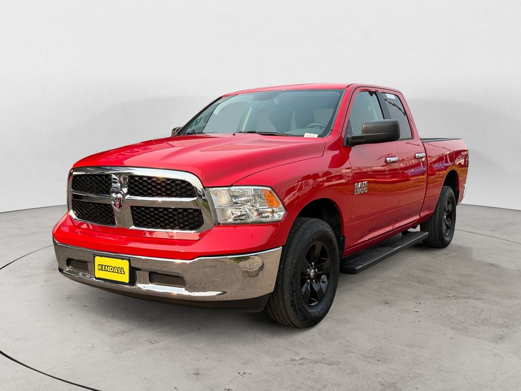 Flame Red Clearcoat 2016 RAM 1500 Pickup Truck Four-Wheel Drive 8-Speed Automatic
