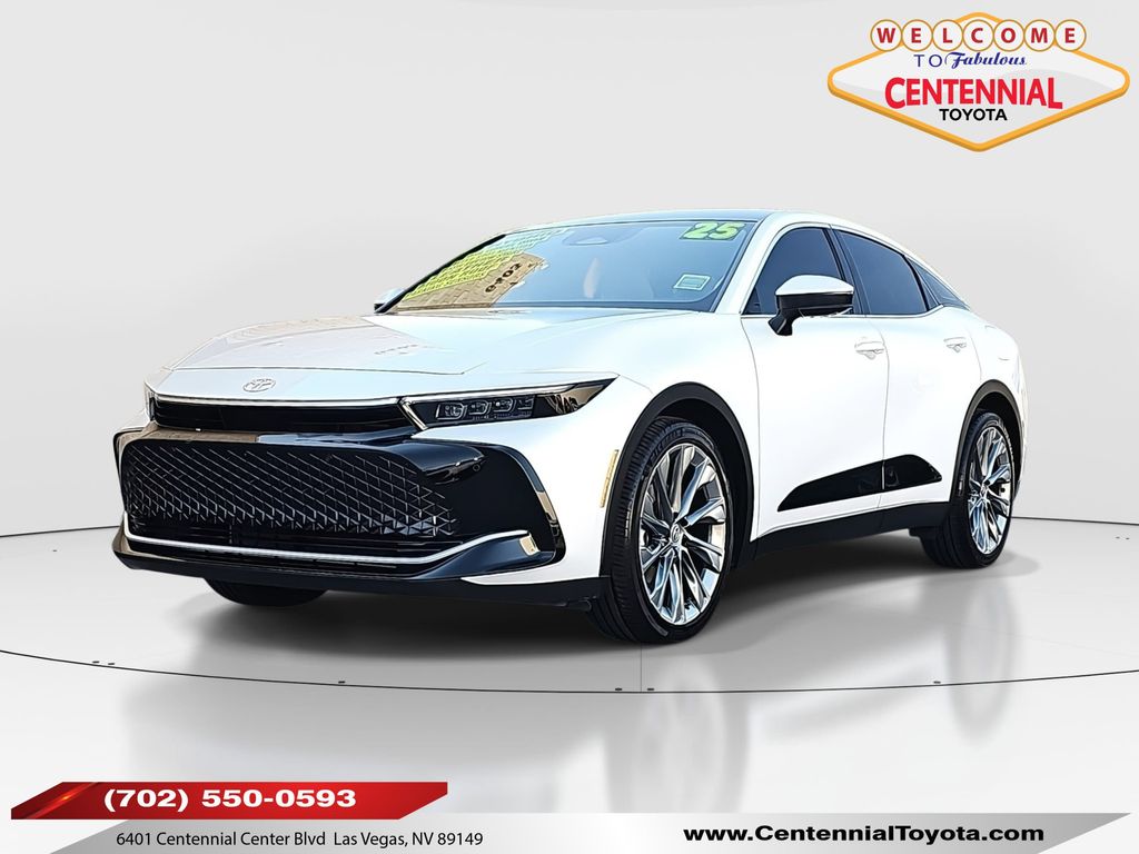 Oxygen White 2025 Toyota Crown Limited AWD Sedan All-Wheel Drive Continuously Variable Transmission