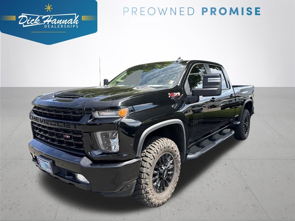 Black 2022 Chevrolet Silverado 2500HD Pickup Truck Four-Wheel Drive Automatic