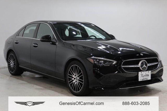 Black 2025 Mercedes-Benz C-Class Sedan All-Wheel Drive 9-Speed Automatic
