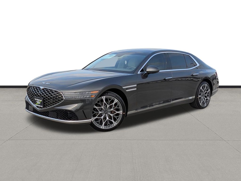 Makalu Gray 2026 Genesis G90 3.5T e-Supercharger AWD Sedan All-Wheel Drive 8-Speed Automatic