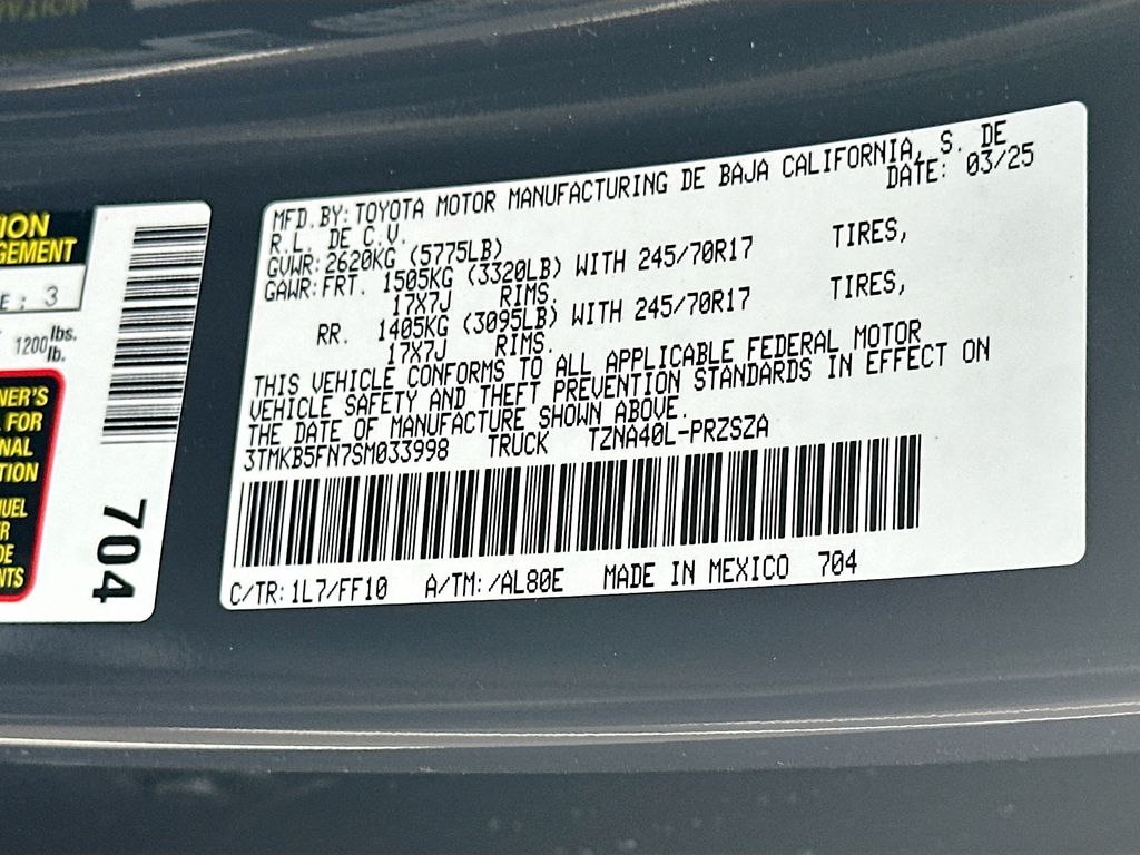 2025 Toyota Tacoma SR5 23