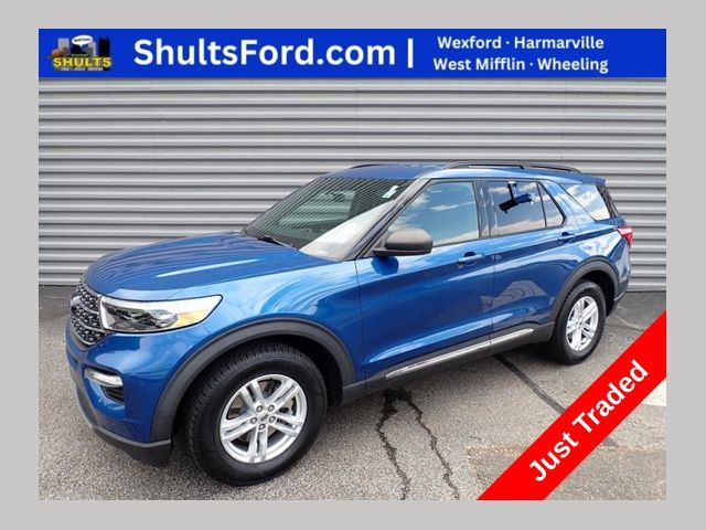 Blue Metallic 2020 Ford Explorer SUV / Crossover All-Wheel Drive Automatic
