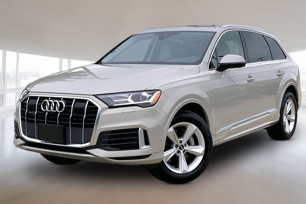 Brown (Beige Metallic) 2023 Audi Q7 quattro Premium 45 TFSI SUV / Crossover All-Wheel Drive 8-Speed Automatic