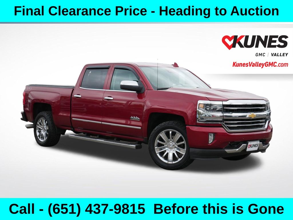 Cajun Red Tintcoat 2018 Chevrolet Silverado 1500 Pickup Truck Four-Wheel Drive 8-Speed Automatic Overdrive