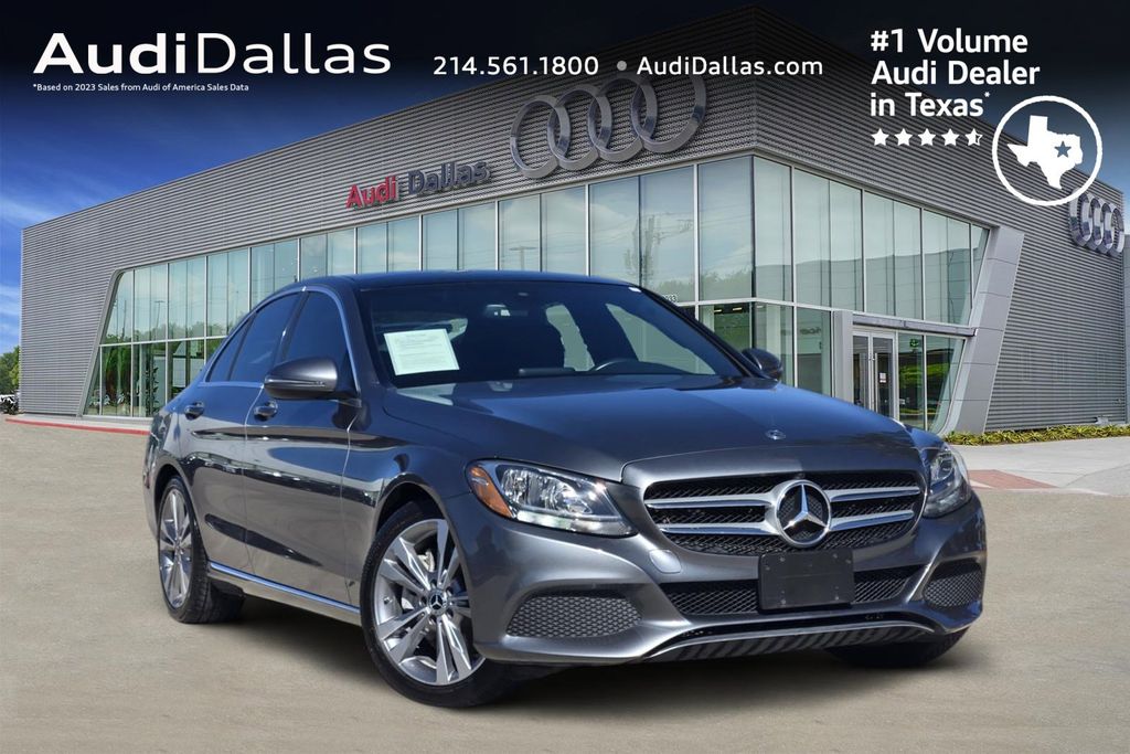 used 2018 Mercedes-Benz C-Class car, priced at $15,195