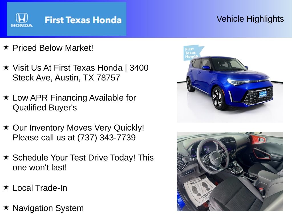 Used Car 2024 Kia Soul  Gt-line For Sale Under $25,000 In Austin, Texas