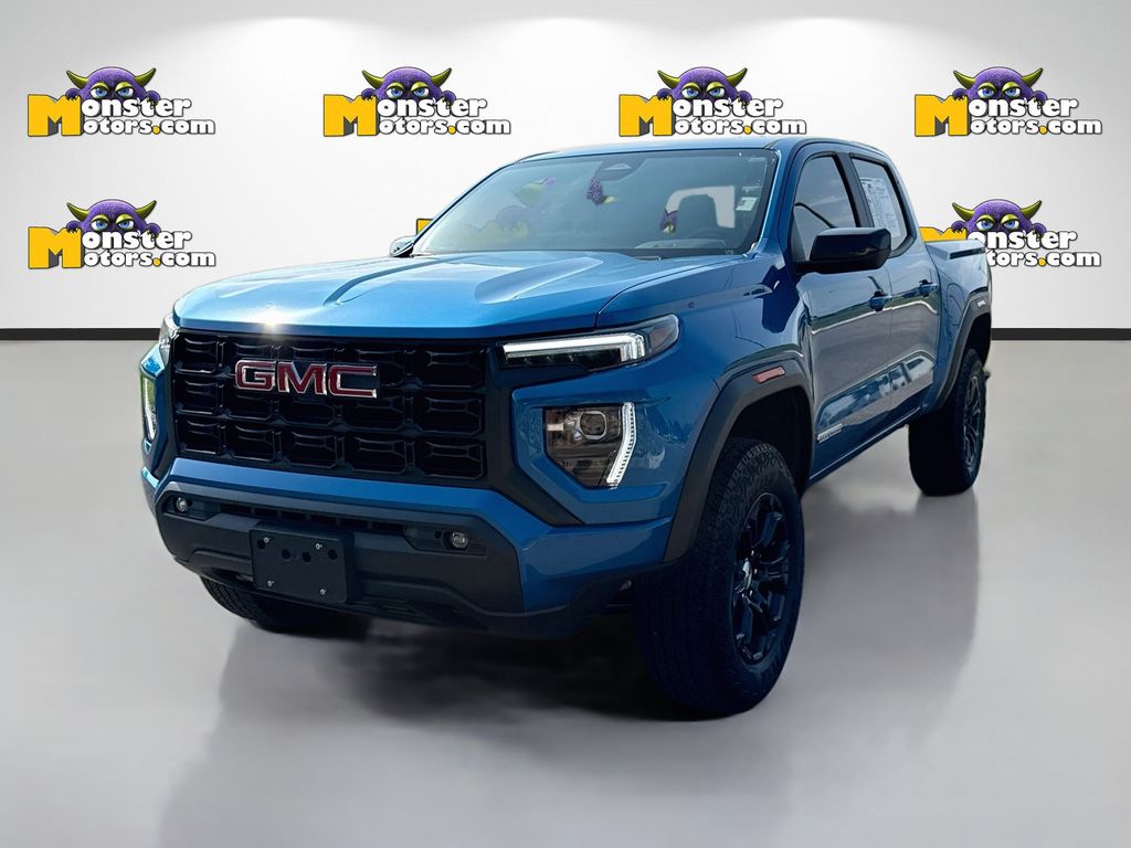 Blue 2024 GMC Canyon Pickup Truck Four-Wheel Drive 8-Speed Automatic