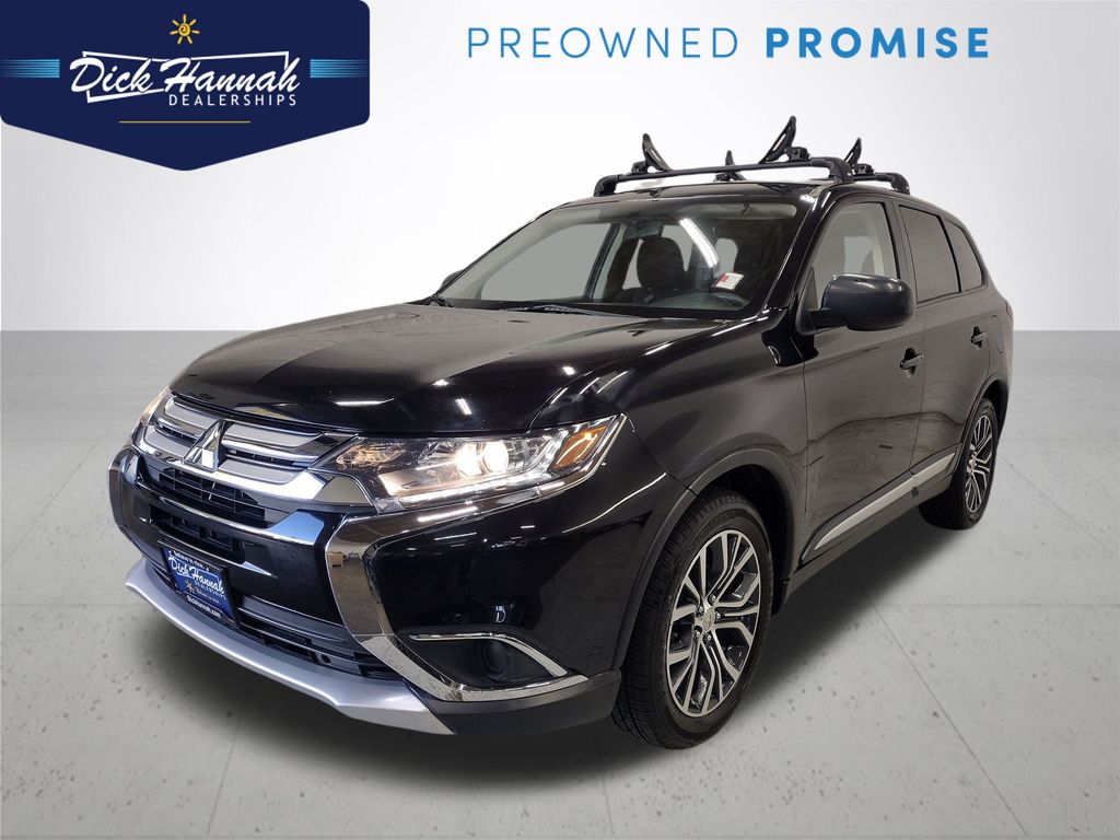 Black 2018 Mitsubishi Outlander ES S-AWC SUV / Crossover All-Wheel Drive Continuously Variable Transmission