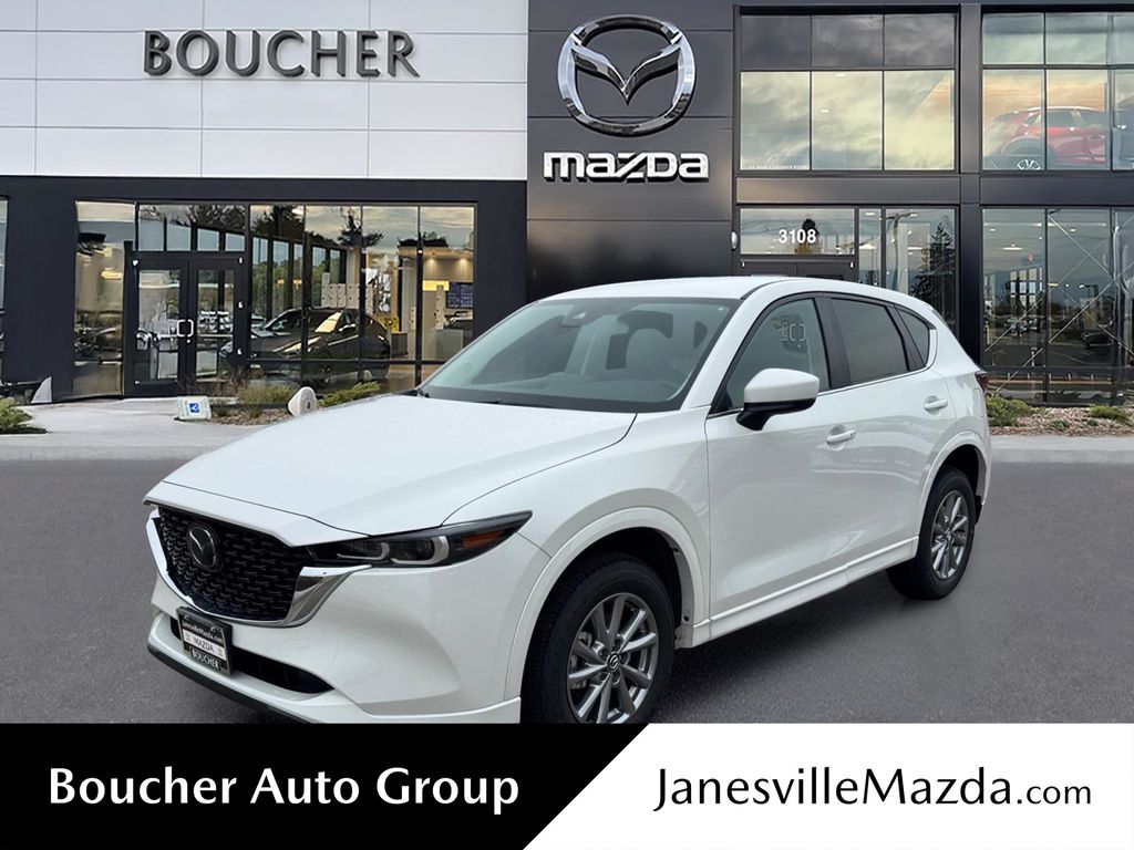 Rhodium White Metallic 2025 Mazda CX-5 2.5 S Select AWD SUV / Crossover All-Wheel Drive 6-Speed Automatic
