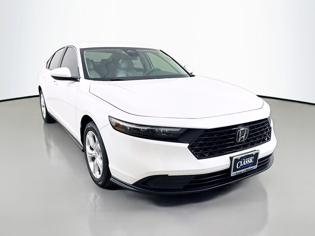 Platinum White Pearl 2026 Honda Accord Sedan Front-Wheel Drive Continuously Variable Transmission