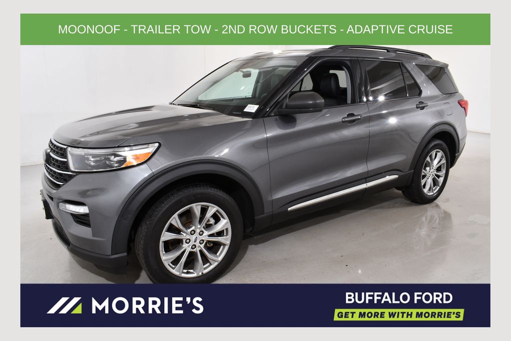 Gray Metallic 2023 Ford Explorer SUV / Crossover All-Wheel Drive Automatic