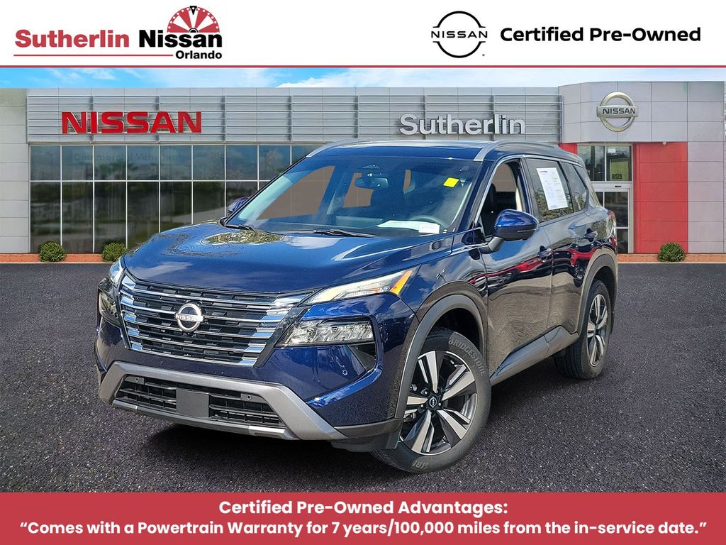 Deep Ocean Blue 2024 Nissan Rogue SUV / Crossover Front-Wheel Drive Continuously Variable Transmission