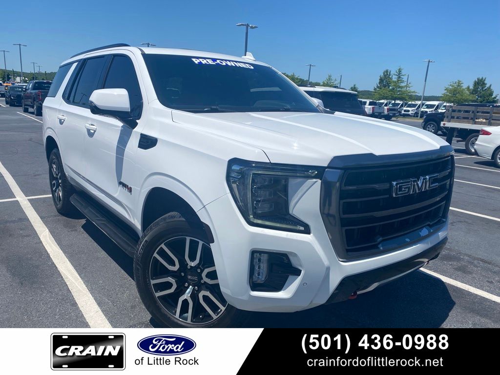 Summit White 2023 GMC Yukon SUV / Crossover Four-Wheel Drive