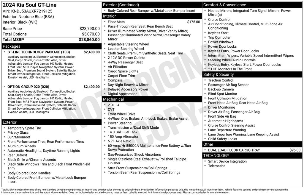 Used Car 2024 Kia Soul  Gt-line For Sale Under $25,000 In Austin, Texas