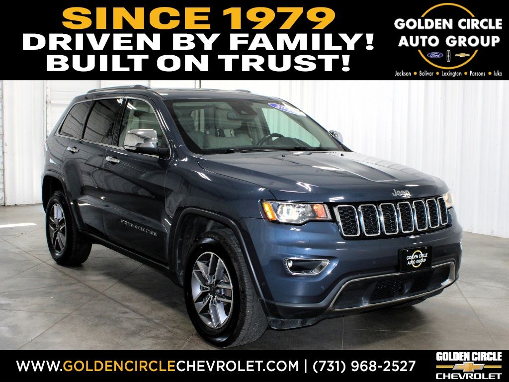 Slate Blue Pearlcoat 2020 Jeep Grand Cherokee SUV / Crossover Four-Wheel Drive 8-Speed Automatic