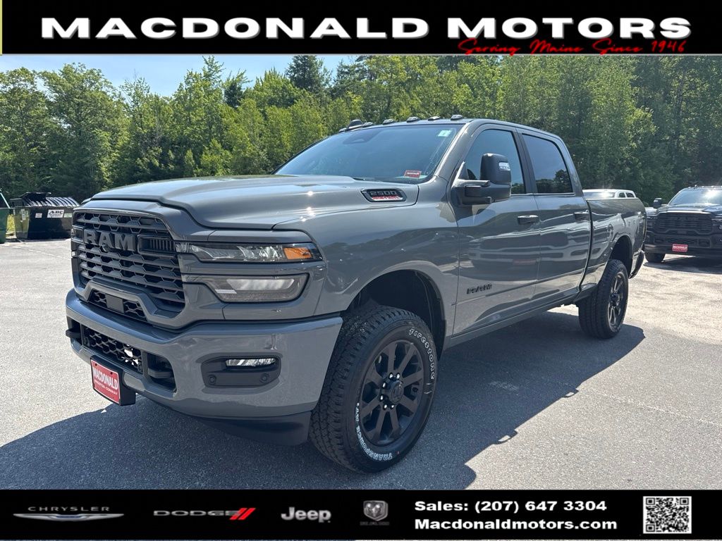 Ceramic Gray Clearcoat 2026 RAM 2500 Pickup Truck Four-Wheel Drive 8-Speed Automatic