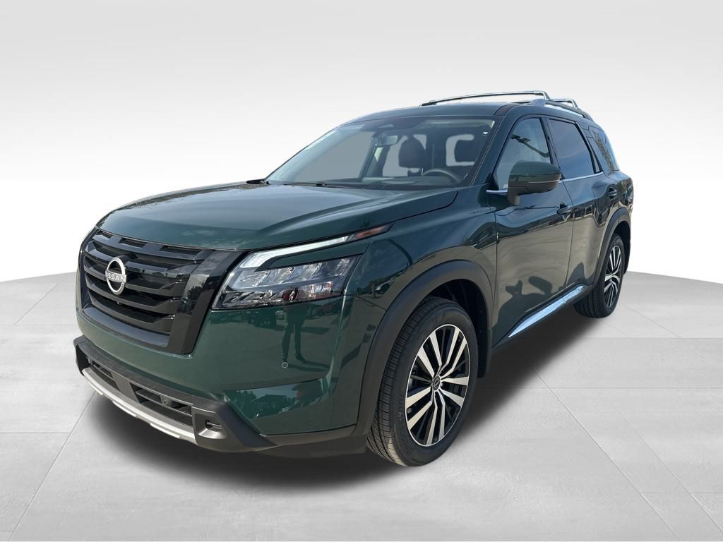 2025 Obsidian Green Pearl Nissan Pathfinder Platinum 4X4 SUV